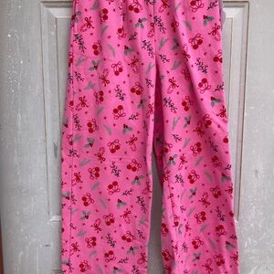 Vineyard Vines Pink Cherry Print Pants